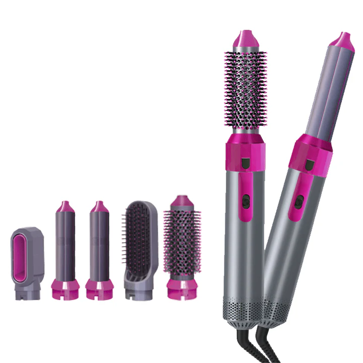 5-in-1 Premium Hair Styler & Dryer Set | Fast Heat + Anti-Frizz