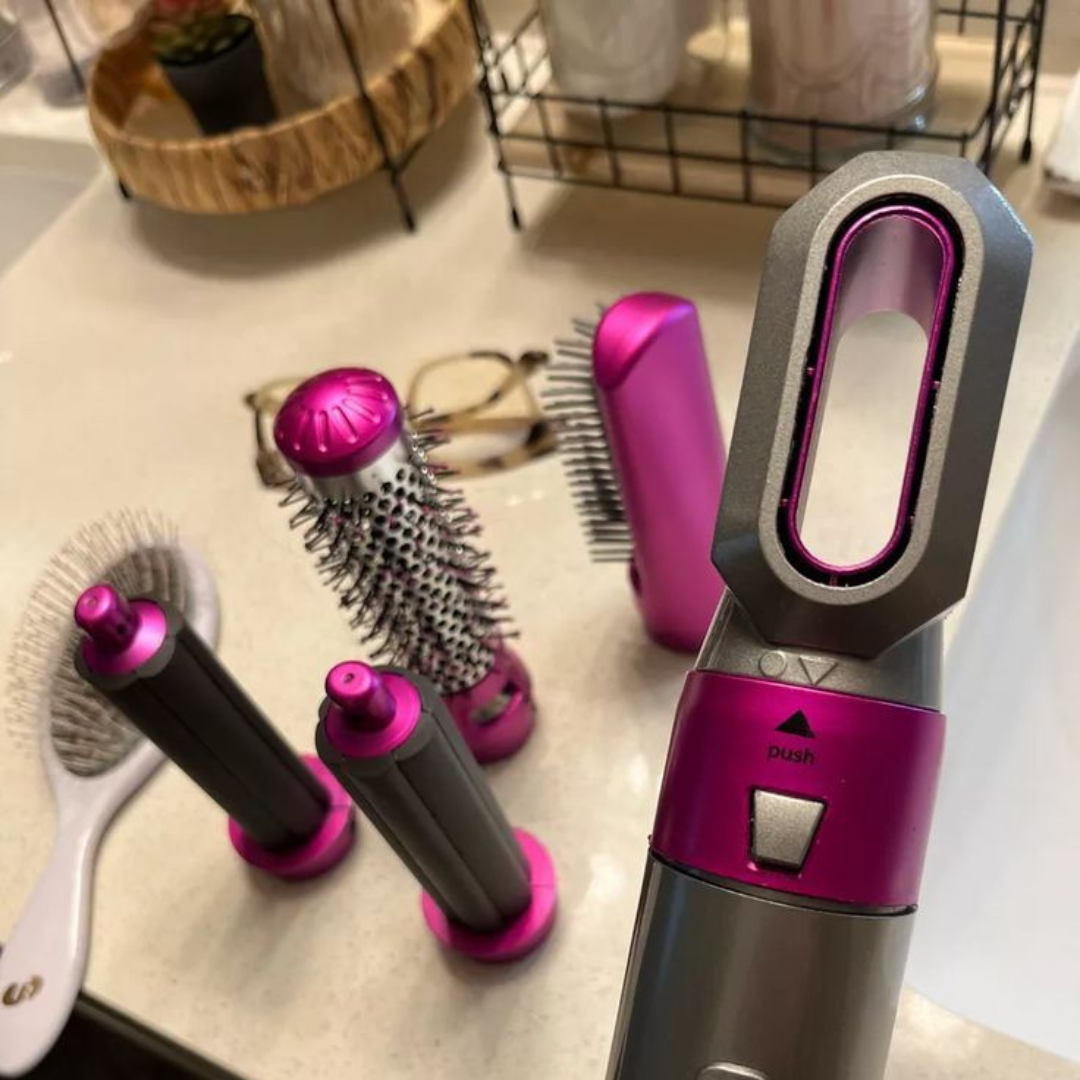 5-in-1 Premium Hair Styler & Dryer Set | Fast Heat + Anti-Frizz